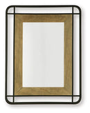 Beelman - Accent Mirror - Black / Brown