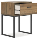 Deanlow - One Drawer Night Stand - Honey