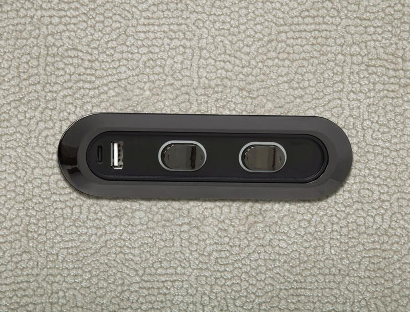 Kennett - Chenille Upholstered Power Reclining Loveseat - Ivory