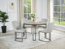 Verano - 5 Piece Dining Room Set - Natural / Black