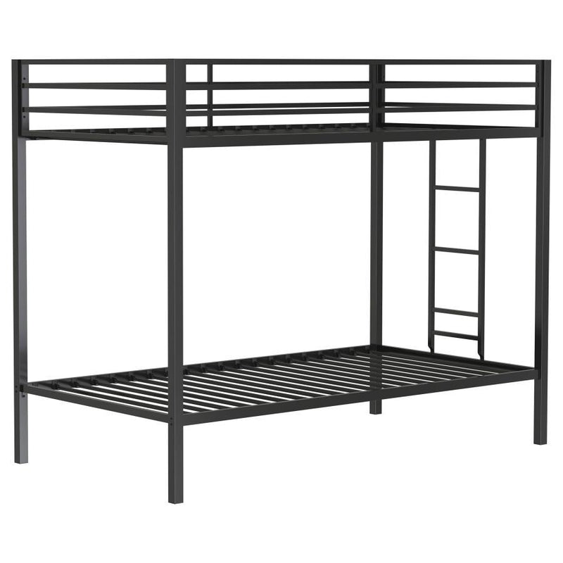 Alevera - Metal Bunk Bed With Ladder