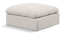 Indulge - Linen Ottoman