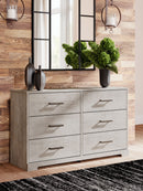 Shawburn - Six Drawer Dresser - Gray