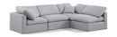 Indulge - Linen 4 Piece Modular Sectional