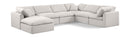 Indulge - Linen 7 Piece Modular Sectional
