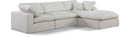 Comfy - 4 Piece Linen Fabric Modular Sectional With Chaise