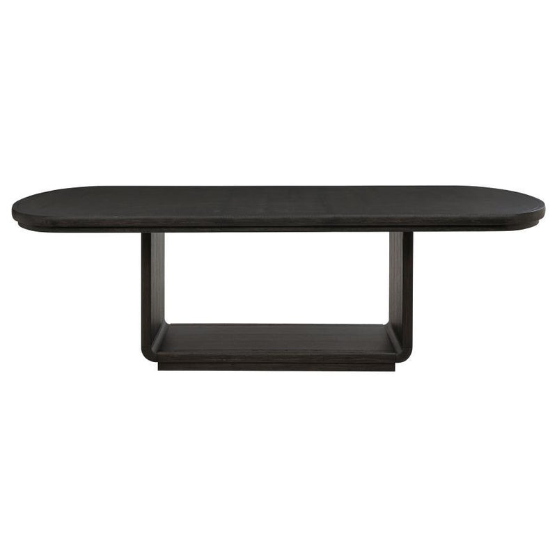 Leandro - 78" Extension Dining Room Table - Burnished Black