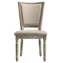 Gabrian - Fabric Side Chair (Set of 2) - Two-Tone Beige & Reclaimed Gray