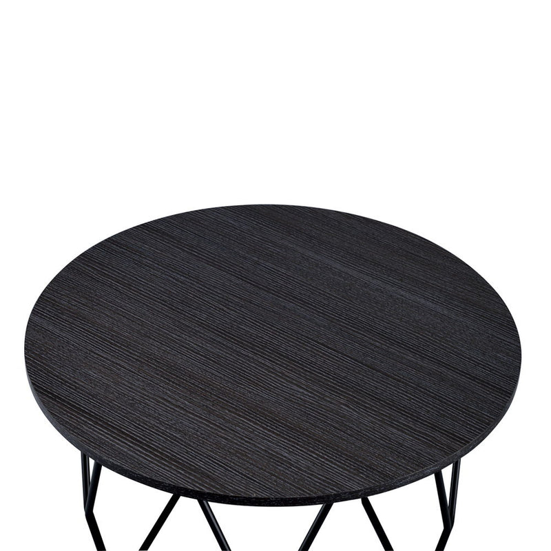 Sytira - Coffee Table - Espresso & Black
