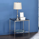 Adelrik - End Table - Glass & Chrome