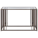 Adri - Glass Top Entryway Sofa Console Table
