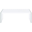Opal - Rectangular Glass Frame Table