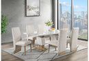5 Piece Dining Room Set (Dining Table And 4 Dining Chairs) - Natural