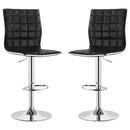 Ashbury - Upholstered Adjustable Bar Stool (Set of 2)