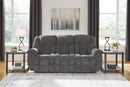 Foreside - Reclining Sofa - Charcoal