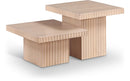 Spencer - Oak Veneer 2 Piece Coffee Table