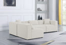 Cube - Linen 4 Piece Modular Corner Sectional