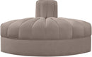 Rummi - Velvet Performance Fabric Upholstered Modular Chair