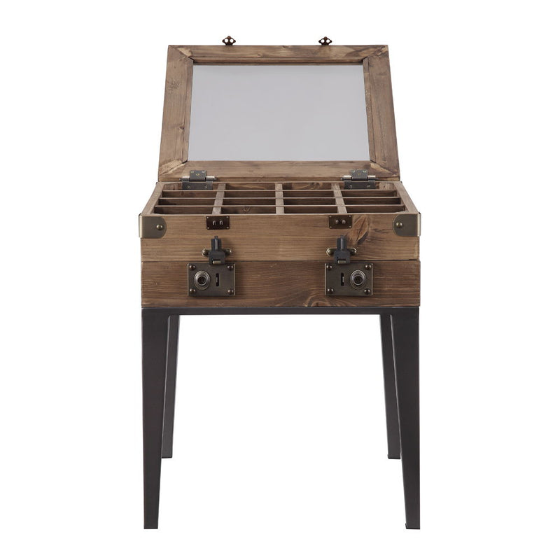 Kolin - Accent Table - Rustic Oak & Matte Gray