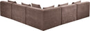 Stellar - 5 Piece Upholstered Modular Sectional
