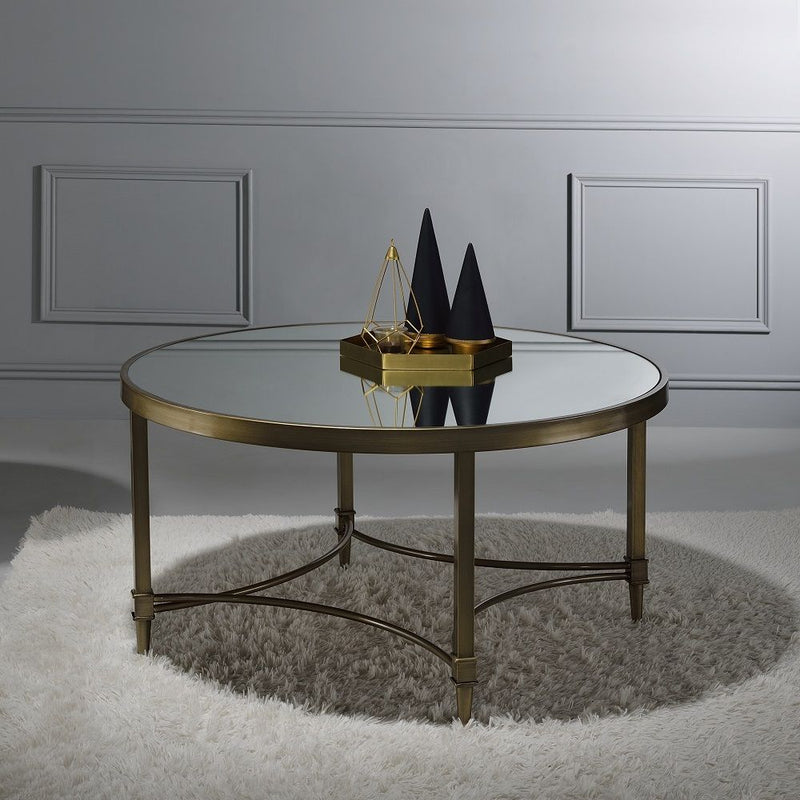 Aditya - Coffee Table - Antique Brass