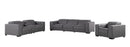 1208 - Modular Leather Set With 6 Power Recliners & Power Headrests
