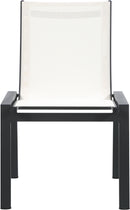 Nizuc - Outdoor Patio Dining Chair With Gray Frame (Set of 2)