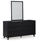 Danziar - Dresser And Mirror - Black