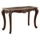 Mehadi - Sofa Table - Marble Top & Walnut