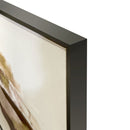 Black Smoke I - 48" x 48" Painting Art by Buddy Whitlock - Black / White