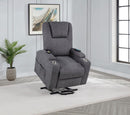 Louie - Chenille Upholstered Power Lift Massage Chair