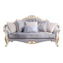 Galelvith - Sofa With 6 Pillows - Gray Fabric