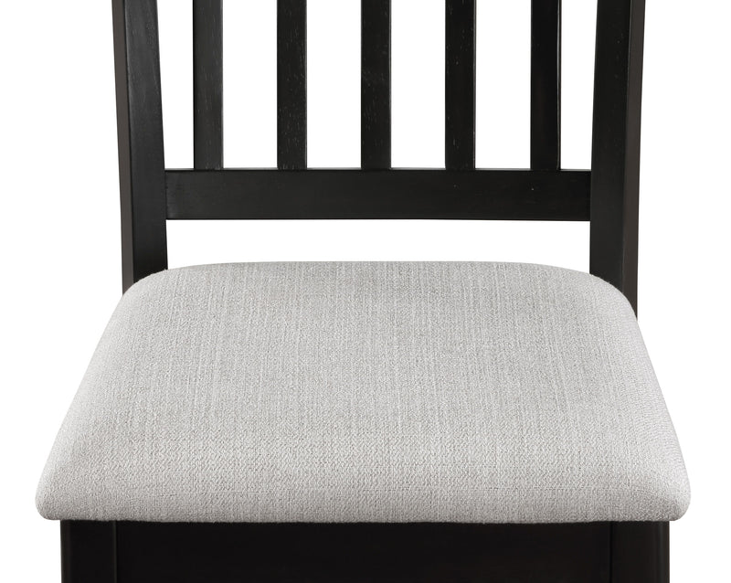 Salvador - 5 Piece Counter Height Set - Charcoal / White