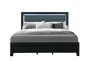 Reid - King Bed With LED - Black
