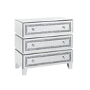 Noralie - 32" Cabinet - Mirrored, Faux Diamonds
