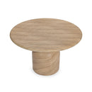 Portola - 47" Outdoor Round Dining Table - Beige