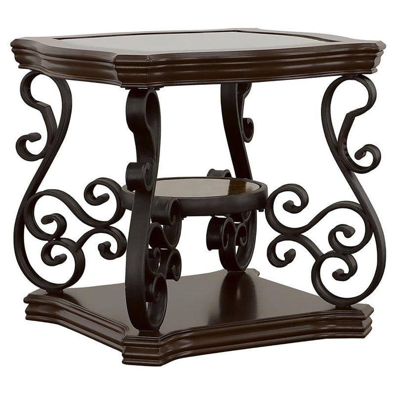 Laney - Glass Top Coffee And End Table Set