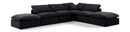 Indulge - Velvet 6 Piece Modular Armless Sectional