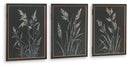 Janisburg - Wall Art Set (Set of 3) - Black / White / Brown
