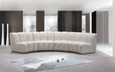Infinity - 4 Piece Velvet Modular Sectional