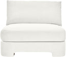 Hammond - Velvet Performance Fabric Upholstered Armless Chair