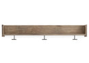Oliah - Wall Mounted Coat Rack w/Shelf - Natural