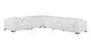 1208 - 7 Piece L-Shaped Leather Reclining Sectional With 4 Power Recliners