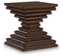 Hannodream - Square End Table - Warm Brown
