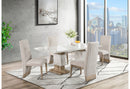7 Piece Dining Room Set (Dining Table And 6 Dining Chairs) - Natural