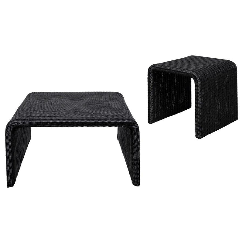 Cahya - Rattan Coffee And End Table Set