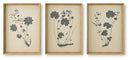 Huddwick - Wall Art Set (Set of 3) - Linen / Black