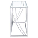 Lille - Glass Top Entryway Sofa Console Table Accents