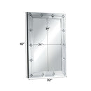 Hessa - Accent Mirror - Mirrored & Faux Rhinestones