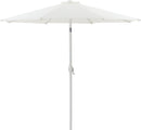Fiji - Aluminum Patio Umbrella With Round Black And White Base